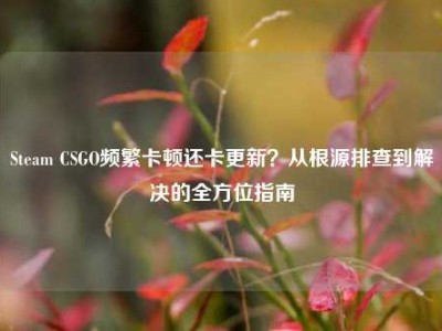 Steam CSGO频繁卡顿还卡更新？从根源排查到解决的全方位指南