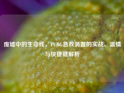 废墟中的生命线，PUBG急救装置的实战、温情与快捷键解析