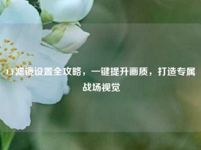 CF滤镜设置全攻略，一键提升画质，打造专属战场视觉