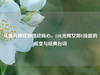 从清兵神技到团战核心，LOL光辉女郎E技能的蜕变与经典台词