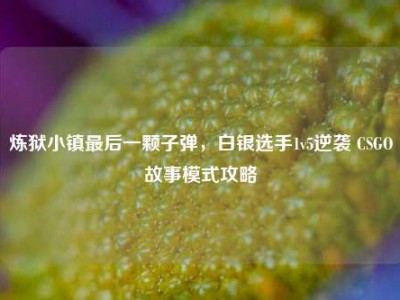 炼狱小镇最后一颗子弹，白银选手1v5逆袭 CSGO故事模式攻略