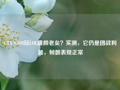GTX 950M玩LOL廉颇老矣？实测，它仍是团战利器，帧数表现正常