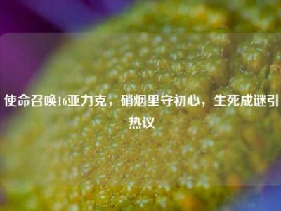 使命召唤16亚力克，硝烟里守初心，生死成谜引热议