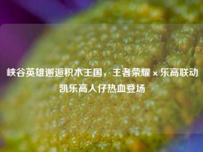 峡谷英雄邂逅积木王国，王者荣耀×乐高联动凯乐高人仔热血登场