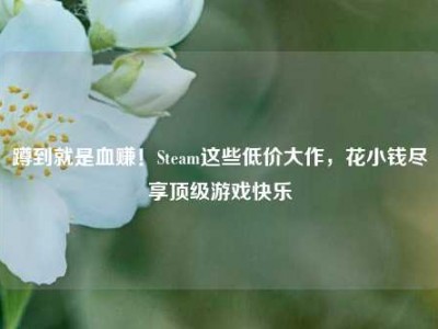 蹲到就是血赚！Steam这些低价大作，花小钱尽享顶级游戏快乐