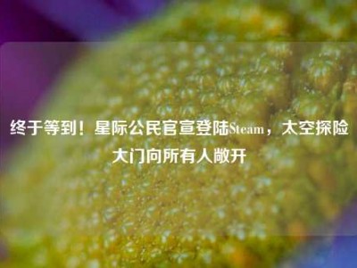 终于等到！星际公民官宣登陆Steam，太空探险大门向所有人敞开