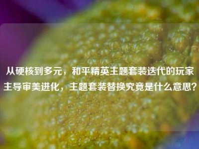 从硬核到多元，和平精英主题套装迭代的玩家主导审美进化，主题套装替换究竟是什么意思？