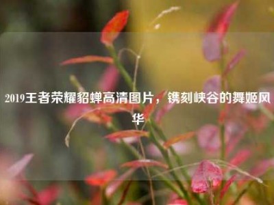 2019王者荣耀貂蝉高清图片，镌刻峡谷的舞姬风华