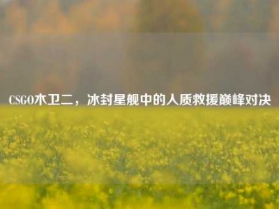 CSGO木卫二，冰封星舰中的人质救援巅峰对决
