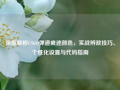 深度解析CSGO弹道痕迹颜色，实战辨敌技巧、个性化设置与代码指南
