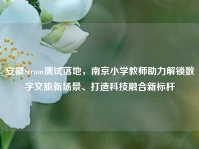 安徽Steam测试落地，南京小学教师助力解锁数字文旅新场景、打造科技融合新标杆