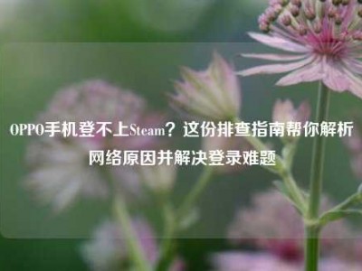 OPPO手机登不上Steam？这份排查指南帮你解析网络原因并解决登录难题