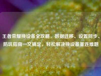 王者荣耀换设备全攻略，数据迁移、设置同步、防坑指南一文搞定，轻松解决换设备重连难题