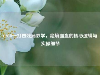 CSGO一打四残局教学，绝境翻盘的核心逻辑与实操细节