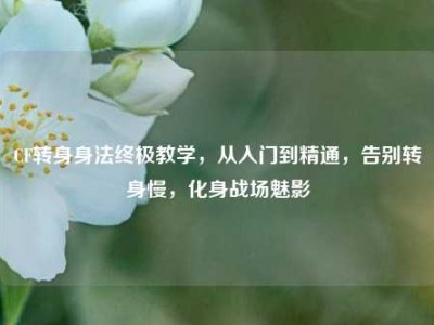 CF转身身法终极教学，从入门到精通，告别转身慢，化身战场魅影