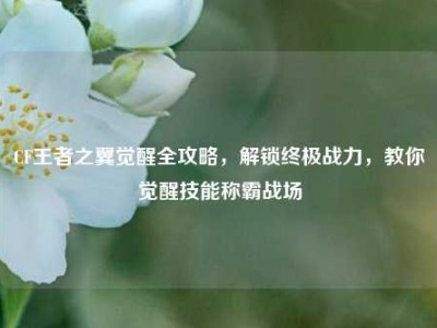 CF王者之翼觉醒全攻略，解锁终极战力，教你觉醒技能称霸战场