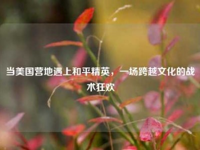 当美国营地遇上和平精英，一场跨越文化的战术狂欢