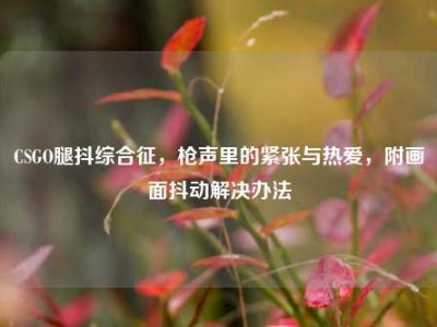 CSGO腿抖综合征，枪声里的紧张与热爱，附画面抖动解决办法
