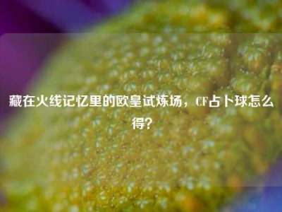 藏在火线记忆里的欧皇试炼场，CF占卜球怎么得？