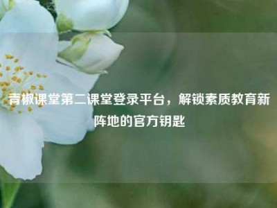 青椒课堂第二课堂登录平台，解锁素质教育新阵地的官方钥匙