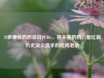 78岁硬核奶奶征战PUBG，我不是奶奶，是比肩历史顶尖选手的吃鸡老炮