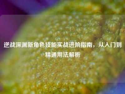 逆战深渊新角色技能实战进阶指南，从入门到精通用法解析