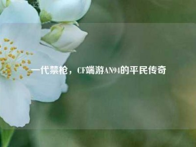 一代禁枪，CF端游AN94的平民传奇