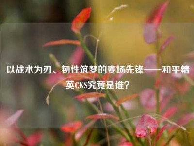 以战术为刃、韧性筑梦的赛场先锋——和平精英CKS究竟是谁？