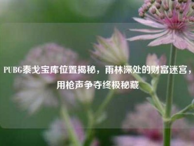 PUBG泰戈宝库位置揭秘，雨林深处的财富迷宫，用枪声争夺终极秘藏