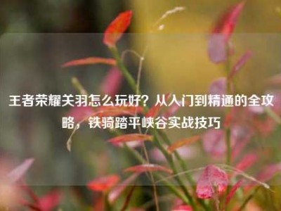 王者荣耀关羽怎么玩好？从入门到精通的全攻略，铁骑踏平峡谷实战技巧