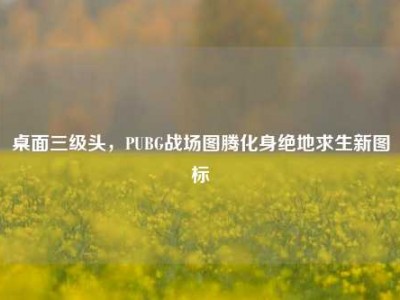 桌面三级头，PUBG战场图腾化身绝地求生新图标