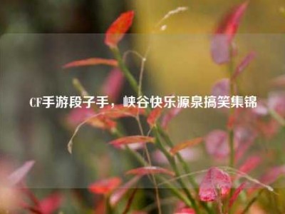 CF手游段子手，峡谷快乐源泉搞笑集锦