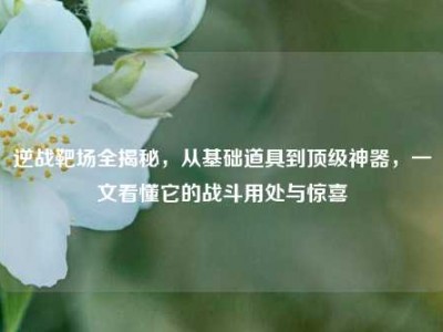 逆战靶场全揭秘，从基础道具到顶级神器，一文看懂它的战斗用处与惊喜