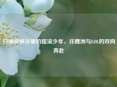召唤师峡谷里的摇滚少年，许魏洲与LOL的双向奔赴