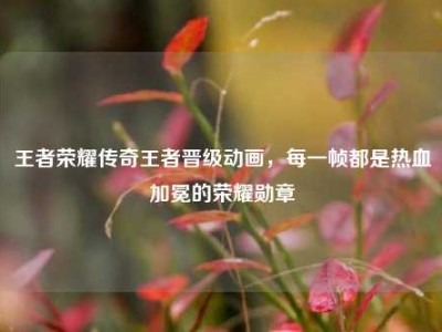 王者荣耀传奇王者晋级动画，每一帧都是热血加冕的荣耀勋章