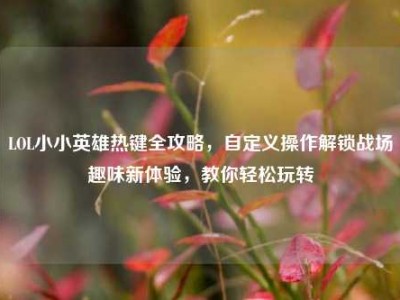 LOL小小英雄热键全攻略，自定义操作解锁战场趣味新体验，教你轻松玩转