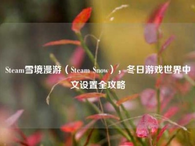 Steam雪境漫游（Steam Snow），冬日游戏世界中文设置全攻略