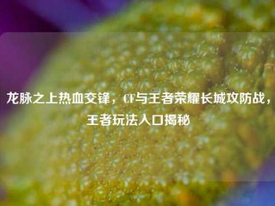 龙脉之上热血交锋，CF与王者荣耀长城攻防战，王者玩法入口揭秘