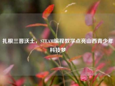 扎根三晋沃土，STEAM编程教学点亮山西青少年科技梦