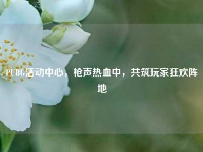 PUBG活动中心，枪声热血中，共筑玩家狂欢阵地