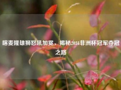 喀麦隆雄狮怒吼加冕，揭秘2021非洲杯冠军夺冠之路