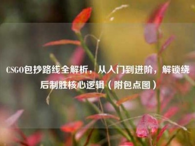 CSGO包抄路线全解析，从入门到进阶，解锁绕后制胜核心逻辑（附包点图）
