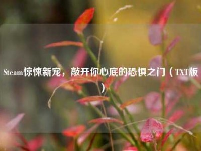 Steam惊悚新宠，敲开你心底的恐惧之门（TXT版）