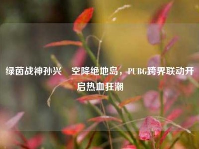 绿茵战神孙兴慜空降绝地岛，PUBG跨界联动开启热血狂潮
