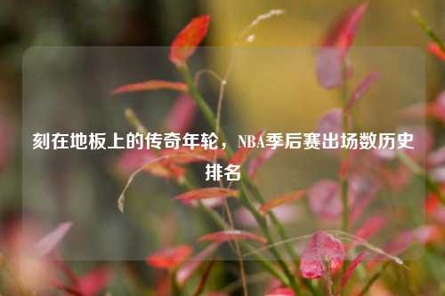 刻在地板上的传奇年轮,NBA季后赛出场数历史排名