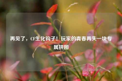 再见了，CF生化钩子！玩家的青春再失一块专属拼图
