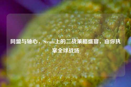 同盟与轴心,Steam上的二战策略盛宴,由你执掌全球战场