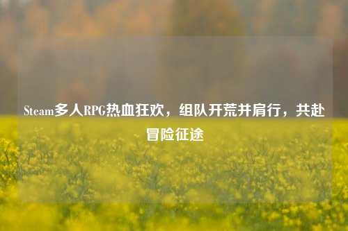 Steam多人RPG热血狂欢，组队开荒并肩行，共赴冒险征途