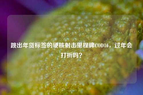 跳出年货标签的硬核射击里程碑COD16，过年会打折吗？