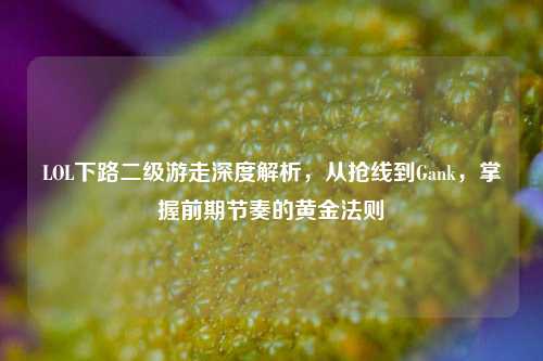 LOL下路二级游走深度解析，从抢线到Gank，掌握前期节奏的黄金法则